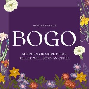 BOGO New Year Sale! Buy 1 Get 1 FREE